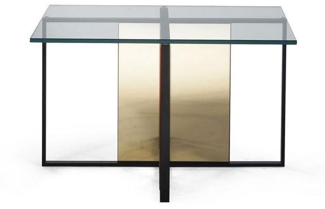 Roche Bobois Прямоугольный стеклянный журнальный столик Trame sun-id-1492305 - Вид №1