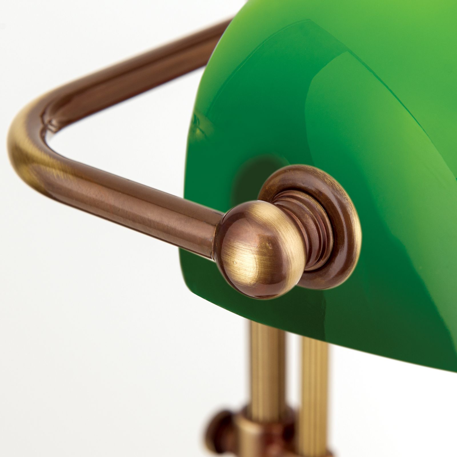 Регулируемая настольная лампа из латуни и стекла Orion Harvard ARCH-00011008 - Вид №16