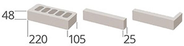 B&B Rivestimenti Naturali Внутренняя и внешняя напольная / настенная плитка Mattoni smaltati Croma33 - Вид №6