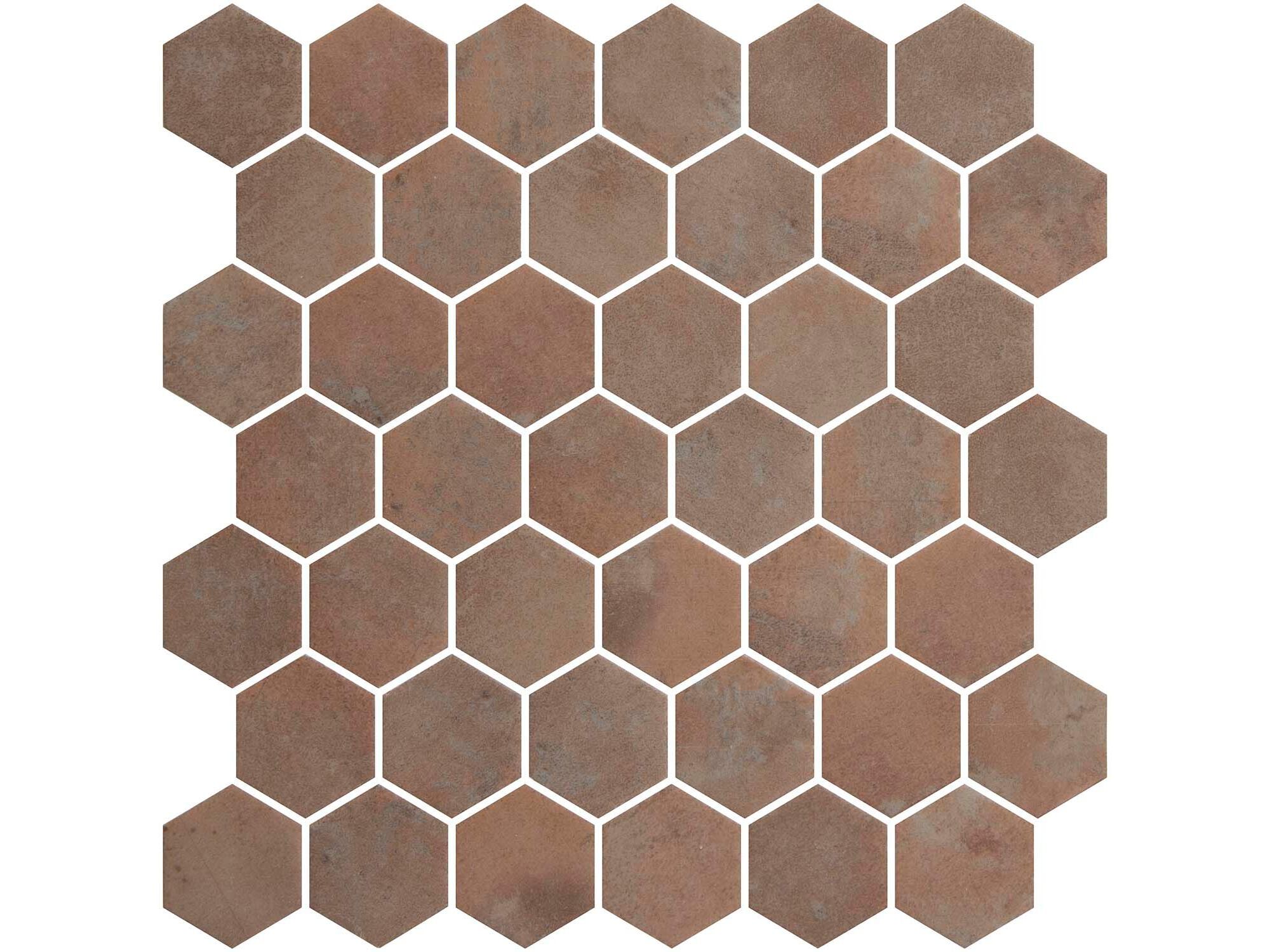 Стеклянная мозаика Onix Hex XL Terra ARCH-00020658