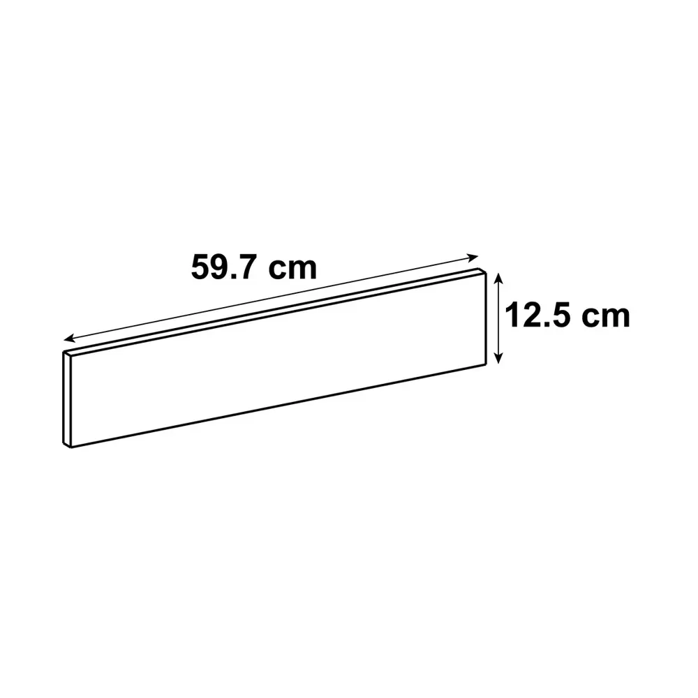 Фасад для кухонного ящика Петергоф 59.7x12.5 см Delinia ID МДФ цвет бежевый 82624915 STLM-2131047 - Вид №4