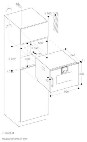 Gaggenau Комби-печь Serie 200 Bsp251111  - Вид №2