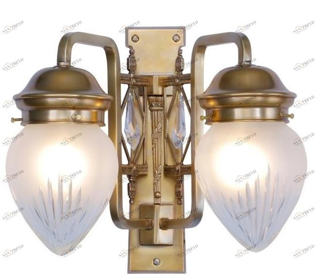 Patinas Lighting Бра из латуни с прямым светом Pannon sun-id-1431648
