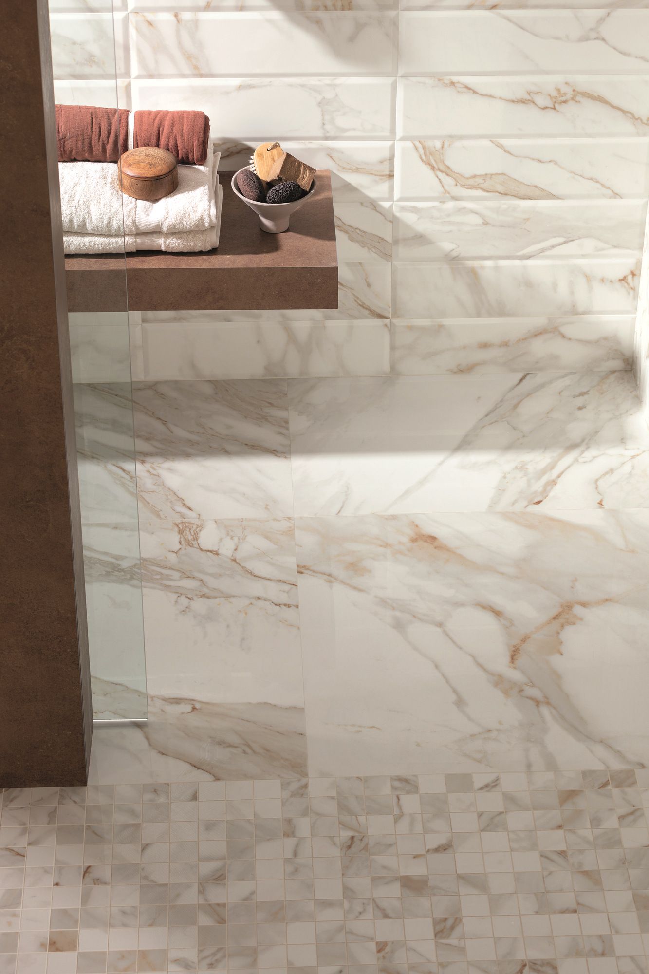 Пол / керамогранит с мраморным эффектом FAP ceramiche Roma Gold ARCH-00044009 - Вид №37