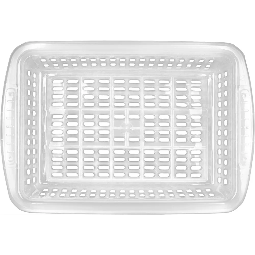 Корзинки 37x25x13.5 см пластик без крышки цвет прозрачный 3 шт 83028629 STLM-2101577 Santreyd Набор корзинок - Вид №3