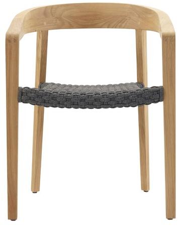 solpuri Штабелируемый стул из тикового дерева с подлокотниками Lodge sun-id-1511665 - Вид №2