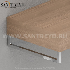 POMCR Держатель для полотенец 49 см хромированный Globo ARREDO WOOD Италия Ceramica Globo