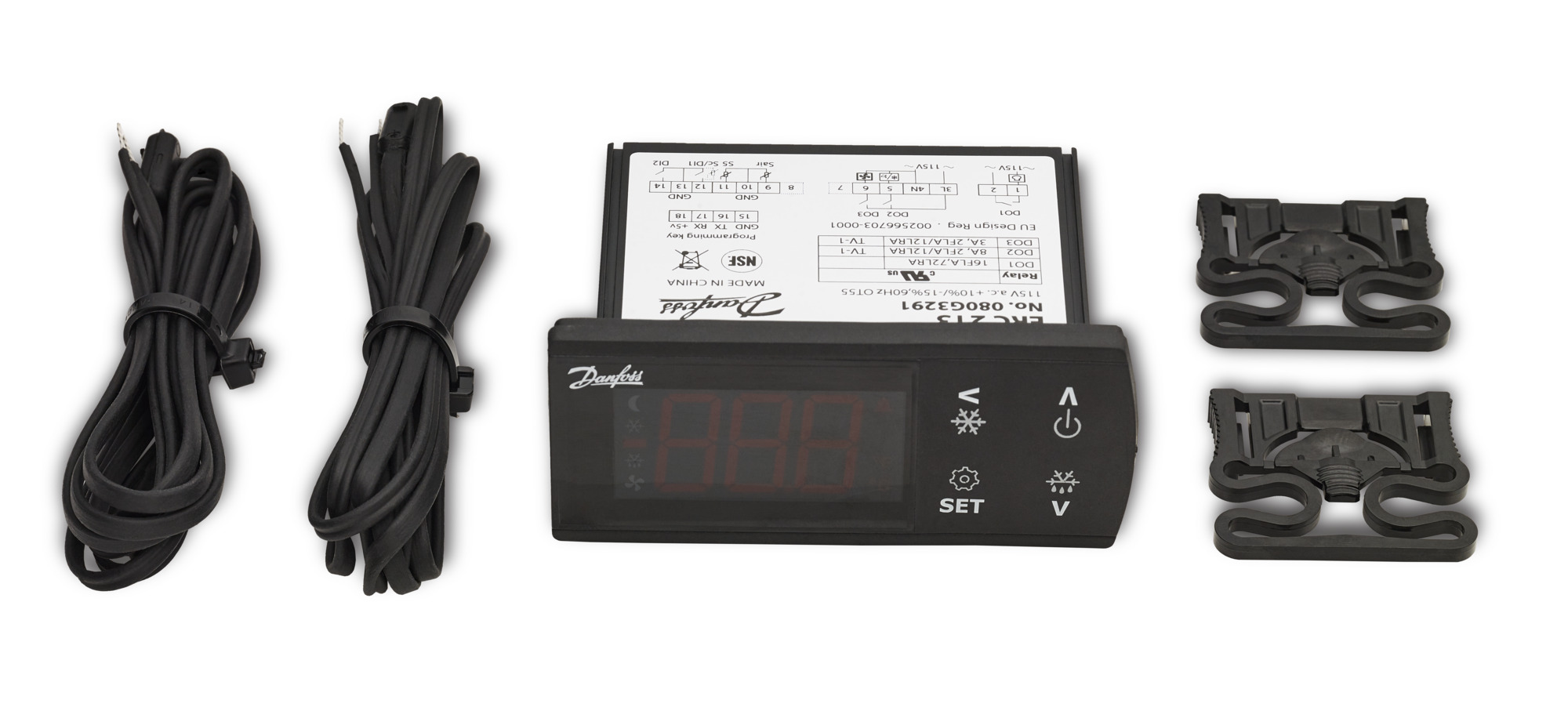 Danfoss ERC 21x ERC 214,Controller, RED LED, 230V 080G3295  - Вид №46
