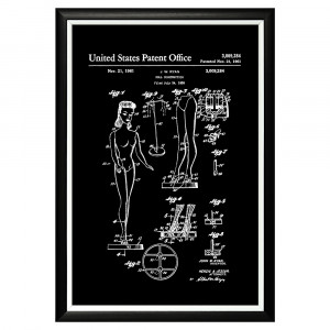 896521283_1818 Арт-постер «Патент на подвижную куклу» Object Desire