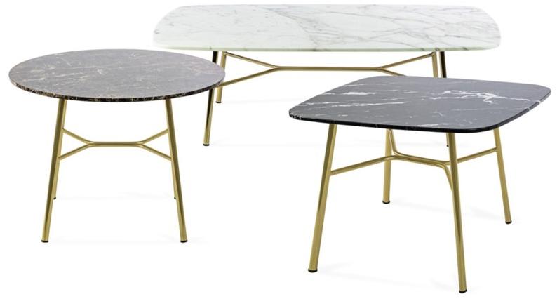 TrabA' Квадратный мраморный журнальный столик sun-id-1366660 - Вид №6