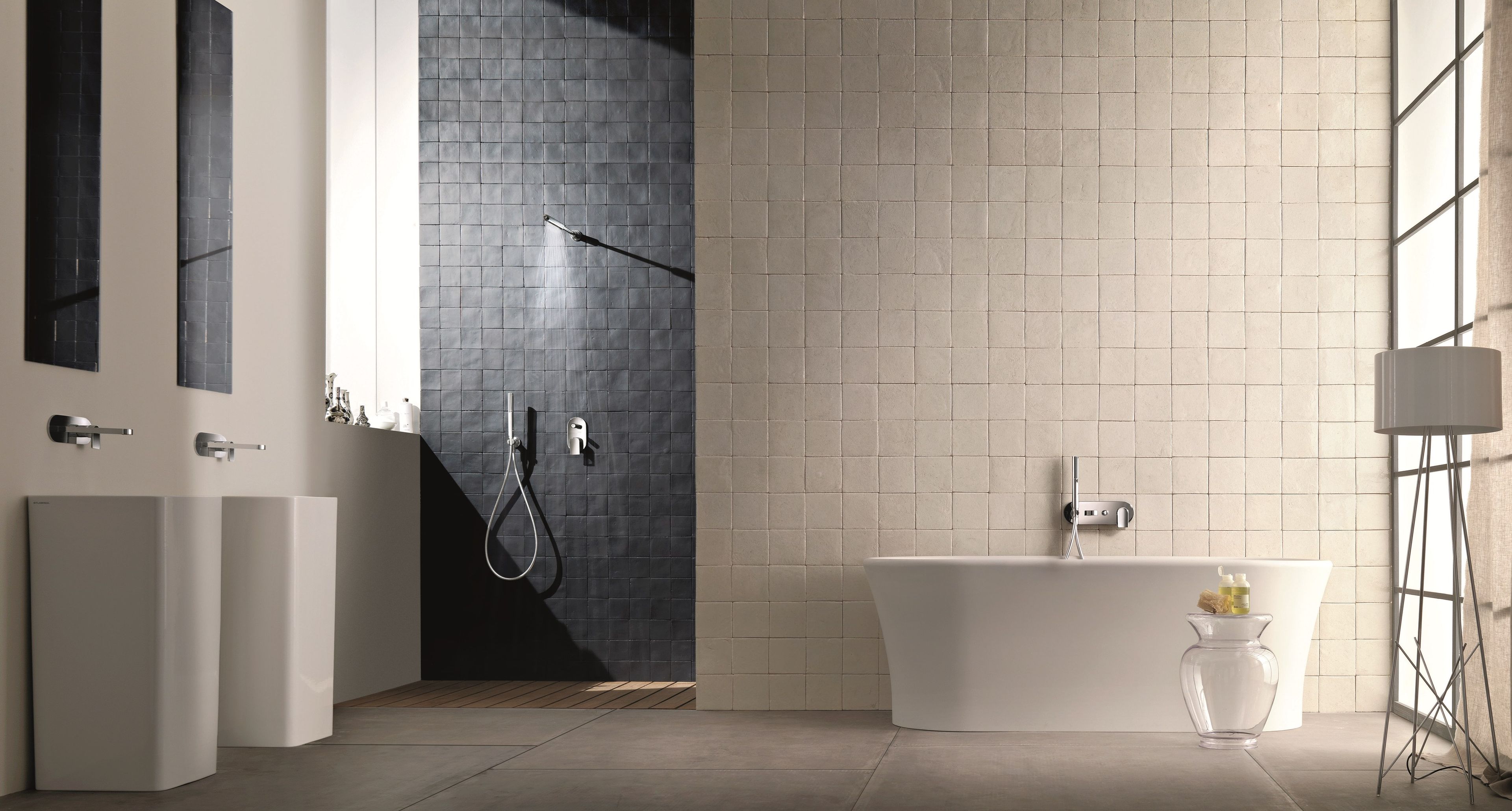 Настенный смеситель для раковины с пластиной Fantini Rubinetti море ARCH-00131709 - Вид №1