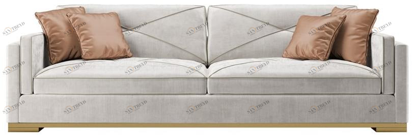 FRATO 3-х местный бархатный диван  Fup220001ado 