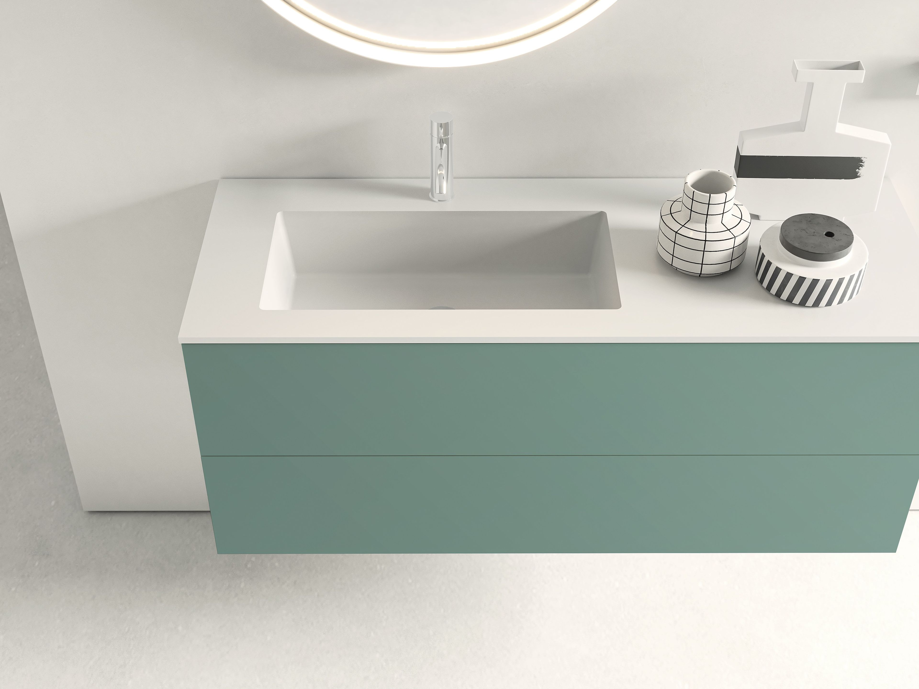 Деревянный подвесной умывальник Moab блок ARCH-00069709 - Вид №7