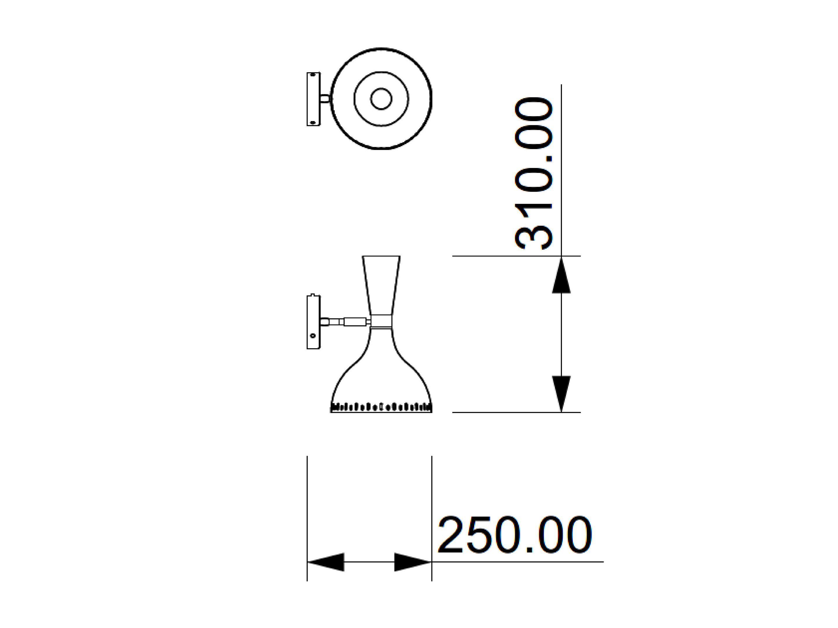 Металлический светодиодный настенный светильник Lampex Italiana Bell ARCH-00107187 - Вид №2