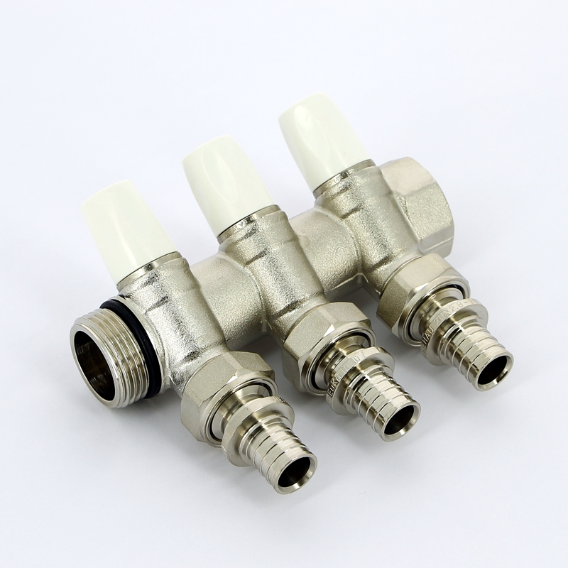 Коллектор G1 Rehau 3 отвода G 3/4 + переходник евроконус 20-G 3/4 (3 шт.) 169205 - Вид №1