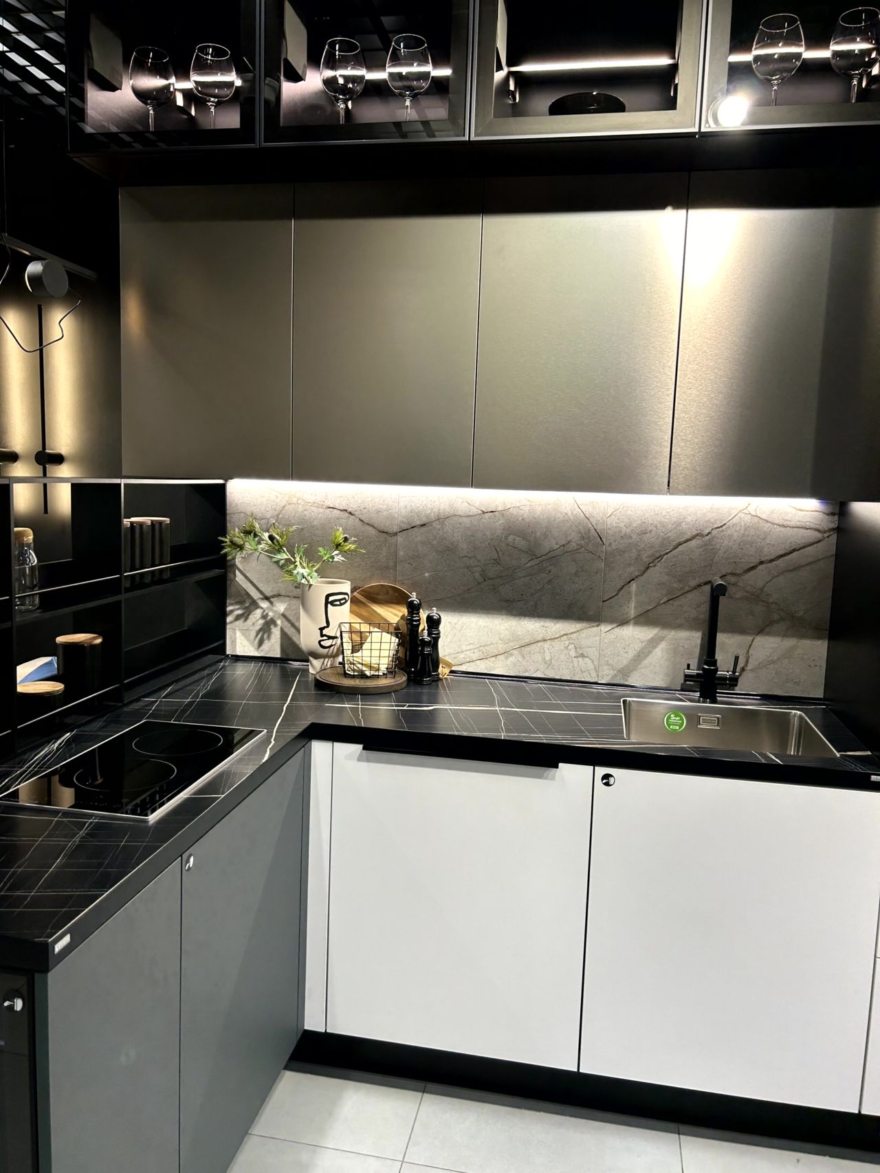 Столешницы для кухни - Мрамор Нуар LIGRON LIST357 2109 - Вид №7