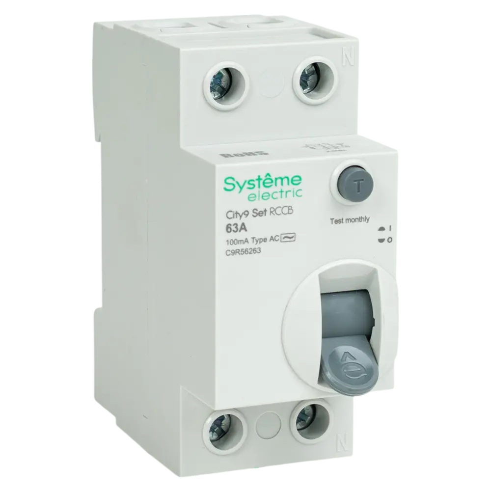 SYSTEME ELECTRIC УЗО City9 Set 63А с защитой от токов утечки 89412702 STLM-1578729 - Вид №1