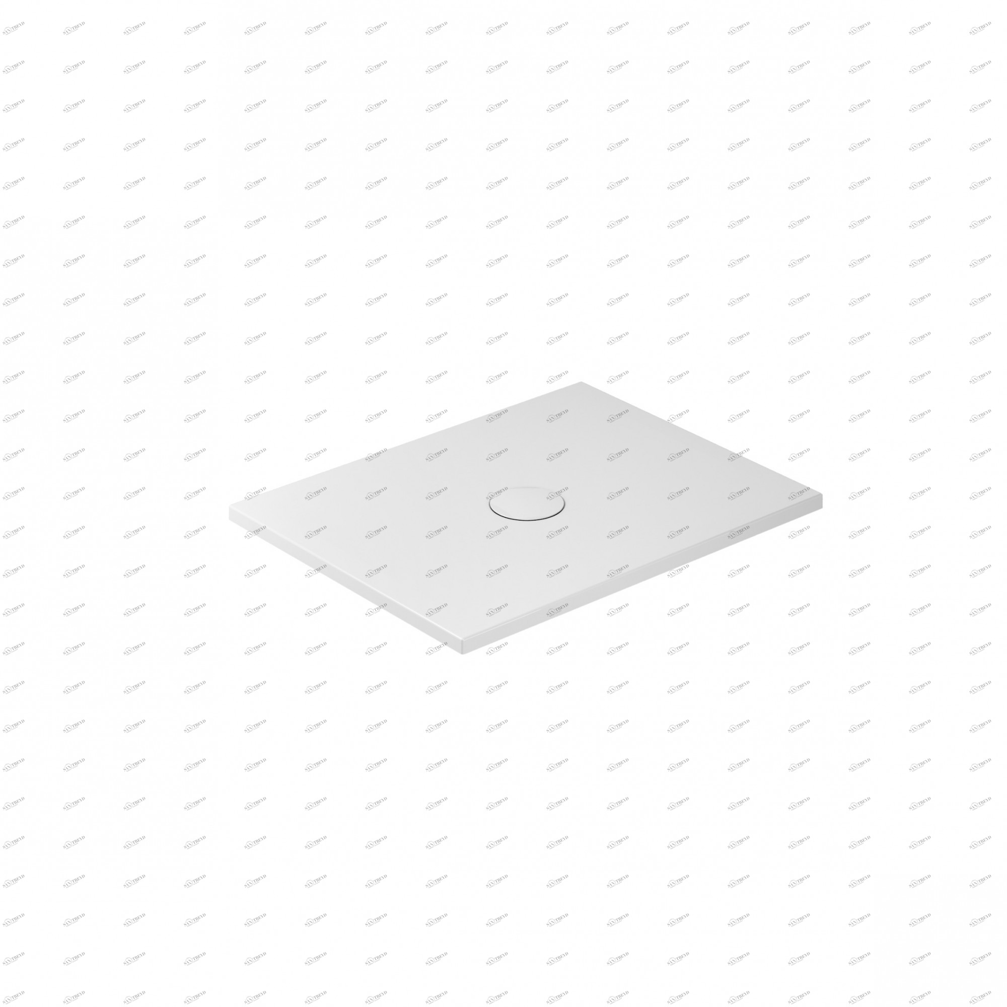 Керамический душевой поддон90x70 Белый 1040 GALASSIA Shower Trays