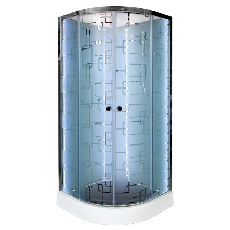 ЕМ4590 с гм. и эл. Душевая кабина DETO Серия EM ЕМ1590 N LED - Вид №30