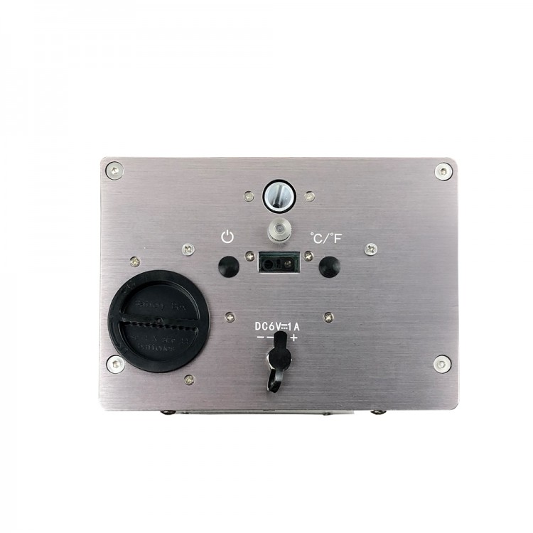 TF88 MIRTOO Сенсорный дозатор с термометром MIRTOO TF88 для антисептика спрей-капельный для дезинфекции рук металлический 1000 мл. матовый  - Вид №2