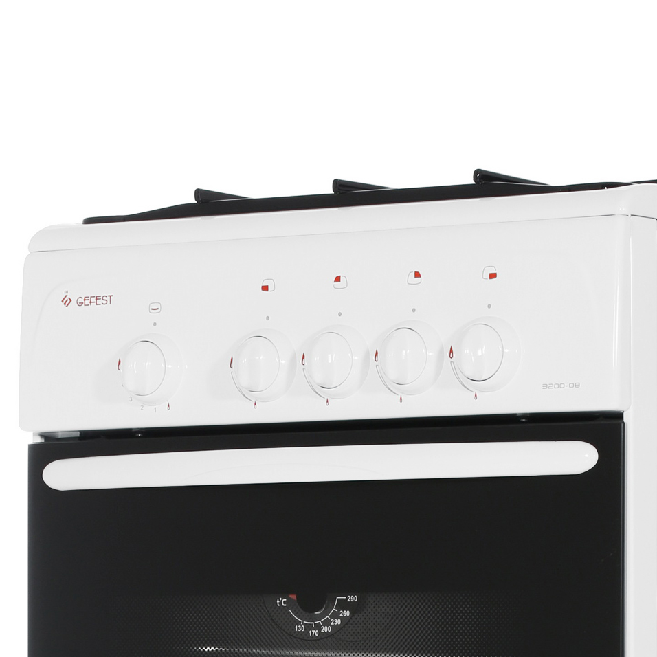7931025 Газовая плита Gefest ПГ 3200-08 К33 белый STDN-0076881 - Вид №3