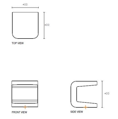 Яркий бетонный столбик SIT Flow ARCH-00062379 - Вид №3