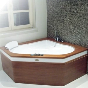 Ванна угловая с гидромассажем "BASE" Aura Corner 160 9H43-498A