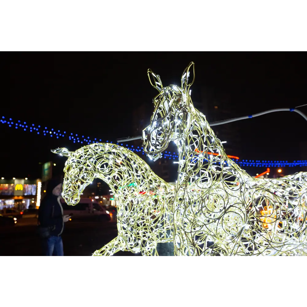 Электрическая светящиеся фигура Карета королевская 400 LED 180x280x350 см теплый белый свет 86164078 STLM-2045253 LUMINE AJUR  - Вид №2