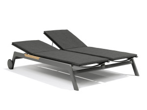 Двуспальная Садовая кровать из текстилена и алюминия