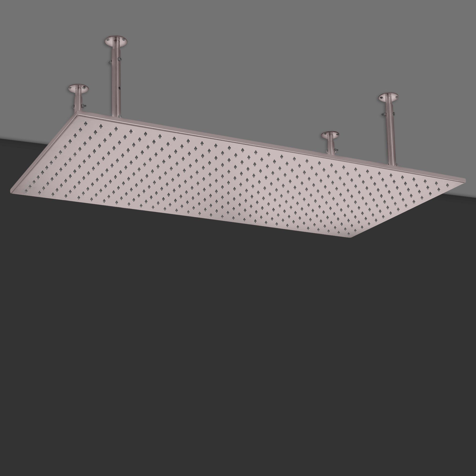 Прямоугольная насадка для душа из нержавеющей стали Fontana Showers FS145193 / FS145194 ARCH-00011240 - Вид №1