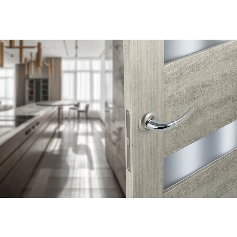 Дверные ручки Edson для межкомнатных дверей в стиле никель 85168564 STLM-0059339 - Вид №6