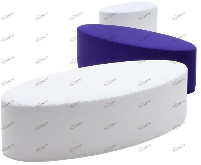 SOFTLINE Овальный пуф из ткани sun-id-1486653