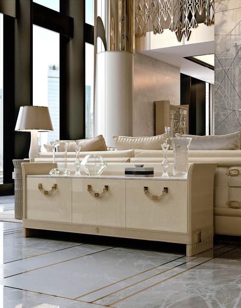 Turri Буфет из лакированной древесины с распашными дверцами Numero tre sun-id-1436870 - Вид №1