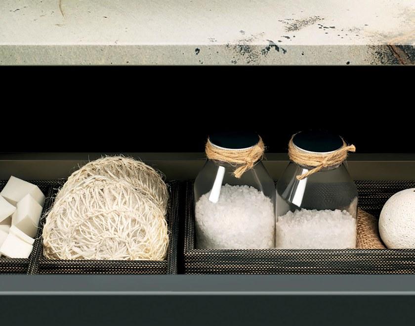 Karol Двойная подвесная тумба под умывальник с ящиками Cono Karolitalia sun-id-1438654 - Вид №6