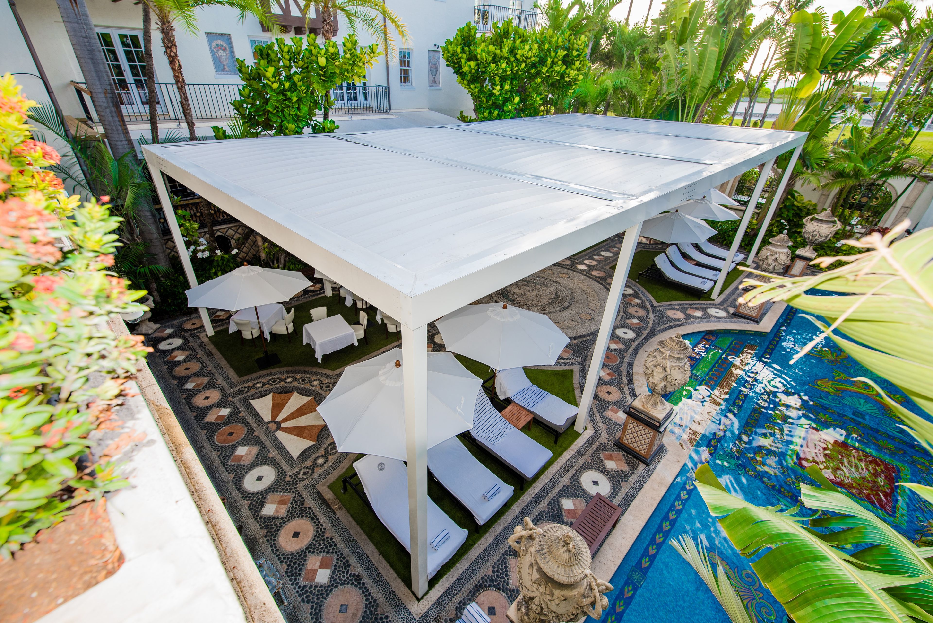 Алюминиевая самонесущая беседка с раздвижной крышкой KE Outdoor Design GENNIUS ARCH-00141203 - Вид №10