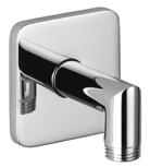 28450960-33 Настенное присоединительное колено - чёрный матовый Villeroy & Boch CULT DornBracht