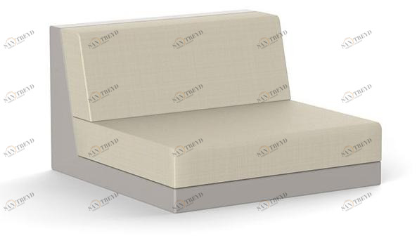 VONDOM Модульное садовое кресло из виниловой ткани Pixel sun-id-1451434