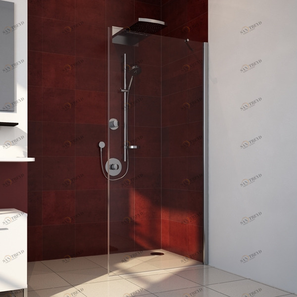 Душевая перегородка в нишу 60x190 GK-601N GUTEWETTER LUX DOOR 60X190GK601N