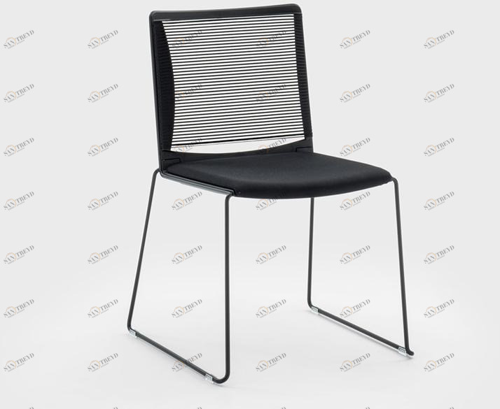 Viganò Стул на санках из ткани со встроенной подушкой Winner sun-id-1388009