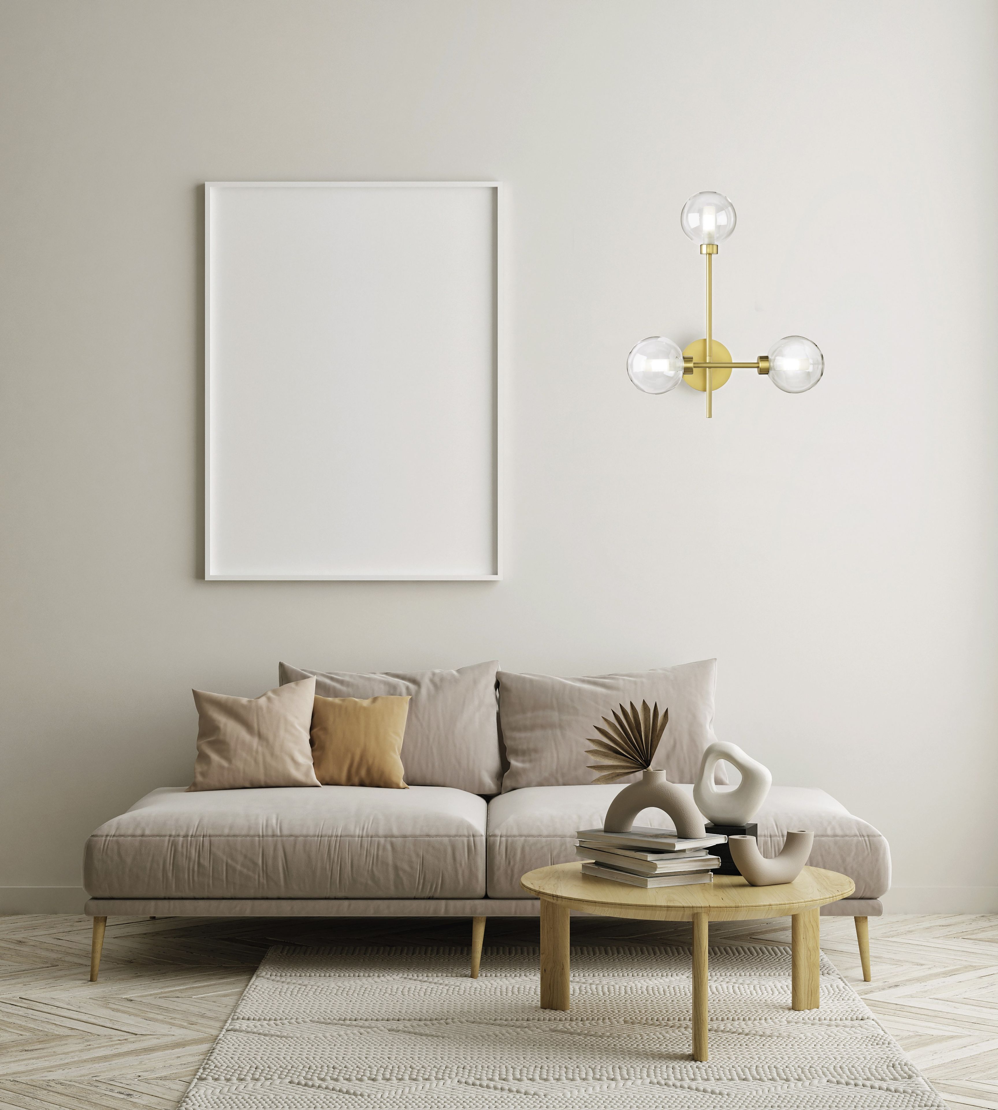 Настенный светильник из боросиликатного стекла Miloox Dom ARCH-00070915 - Вид №1