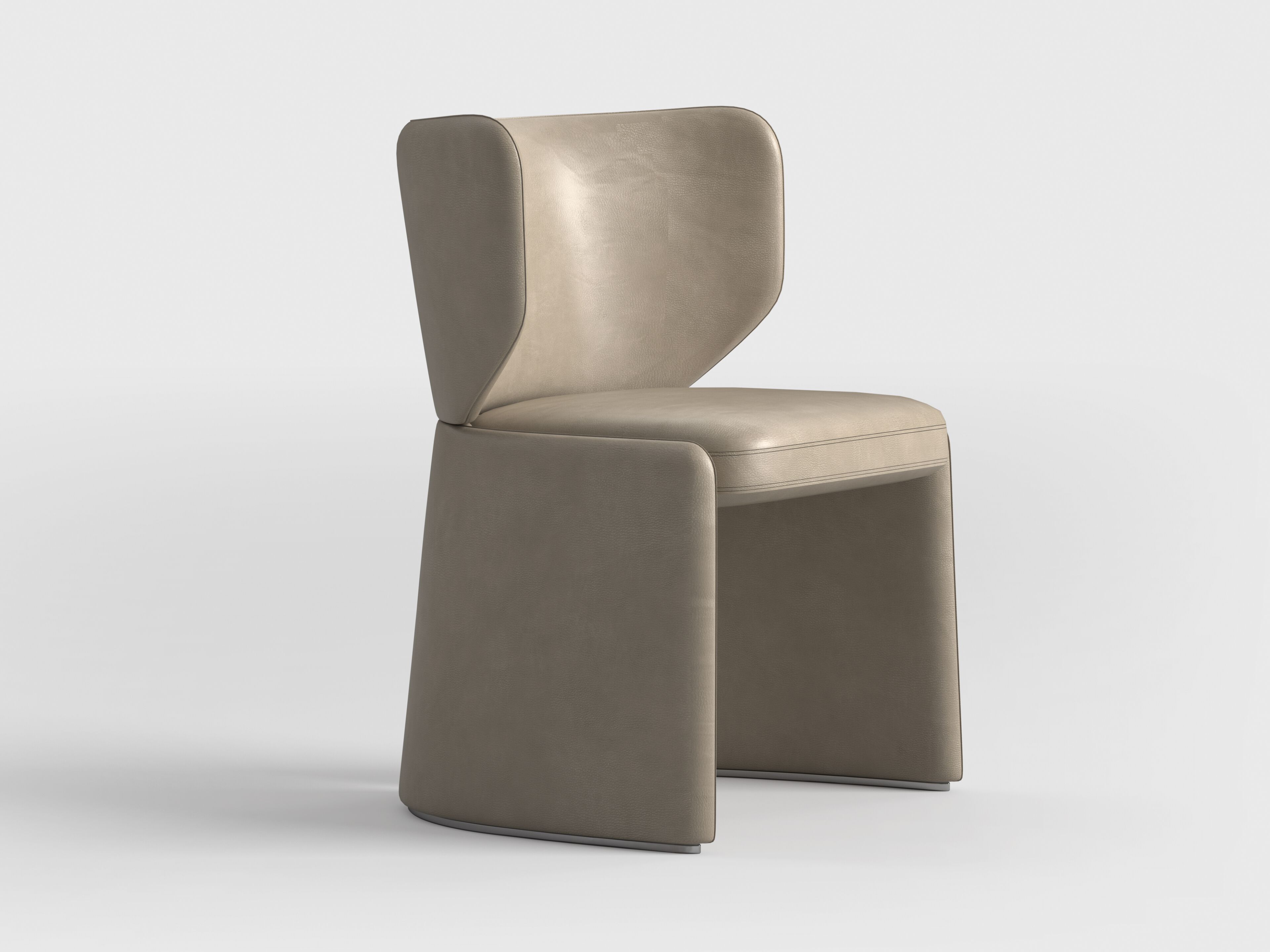 Кожаный стул CPRN HOMOOD Shapes ARCH-00081342 - Вид №1