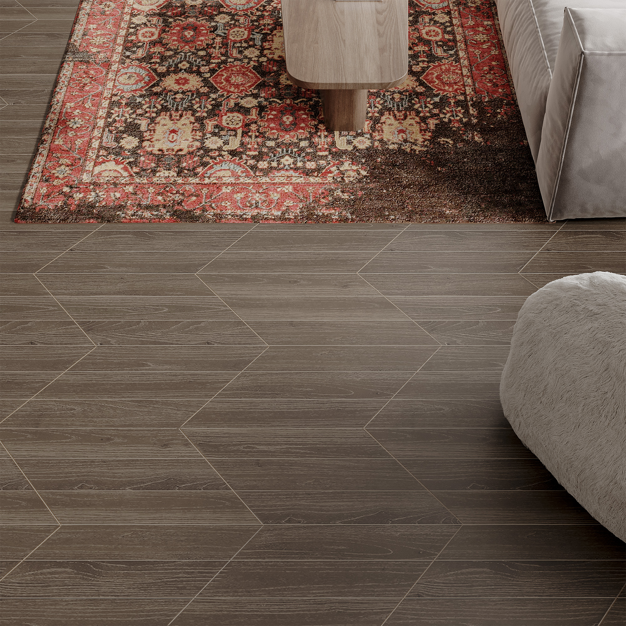 Керамогранит ALDER WALNUT 8х45 Creanza CH-RT01  - Вид №1