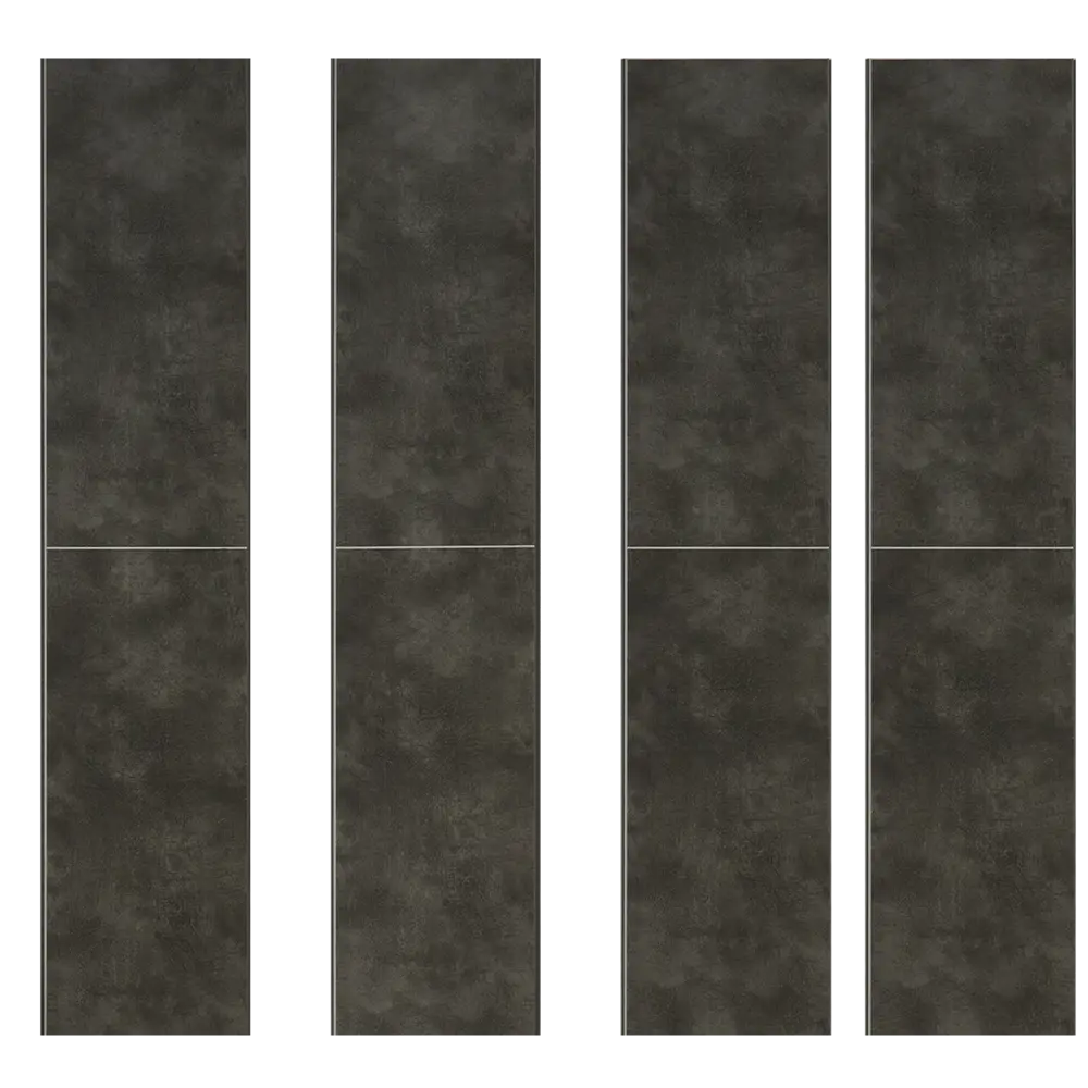 Панель ПВХ KREAFORTA Импресса серый 1200x250x10 мм 1.2 м² (4 шт.) 89454943 STLM-2047118  - Вид №4