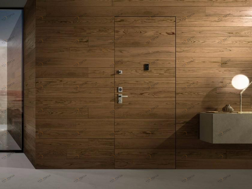 GAROFOLI Бронированная деревянная входная дверь заподлицо со стеной sun-id-1479047