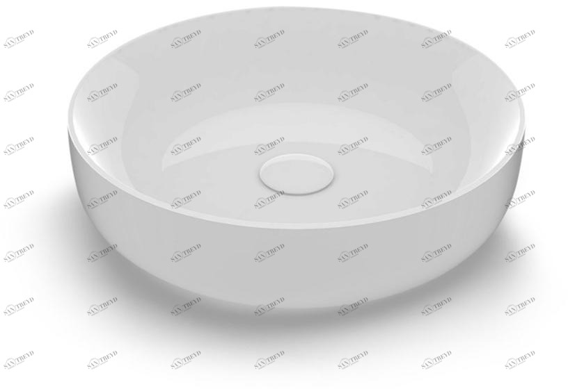 Met42450 Накладная раковина на столешницу  овальная Olympia Ceramica METAMORFOSI