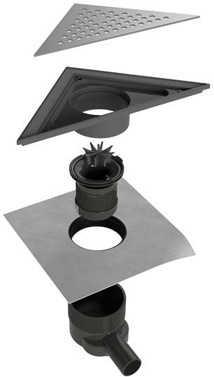 ESS Easy Drain Трап для душа из стали Aqua sun-id-1488542 - Вид №2