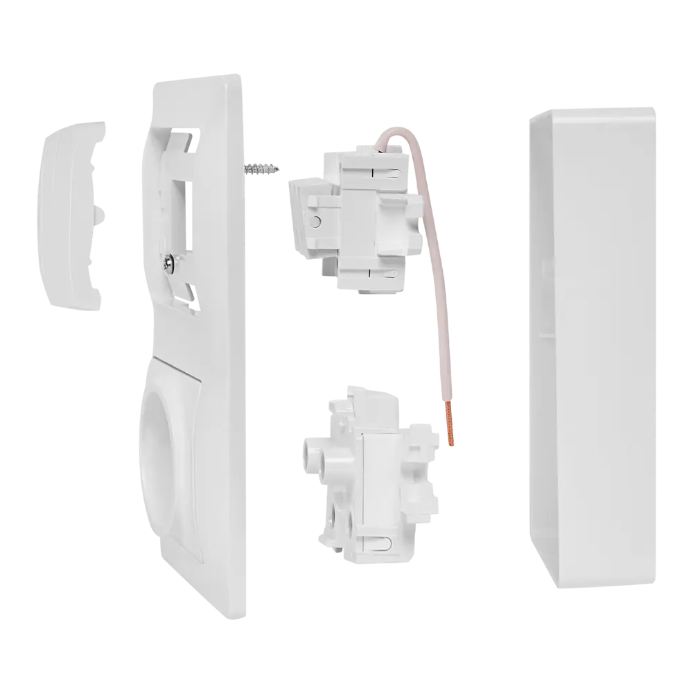 Schneider Electric Glossa — комбинированная розетка с трехклавишным выключателем 86710710 STLM-0070899 - Вид №3
