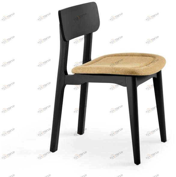 CHAIRS & MORE Мягкое деревянное кресло Cacao sun-id-1433602