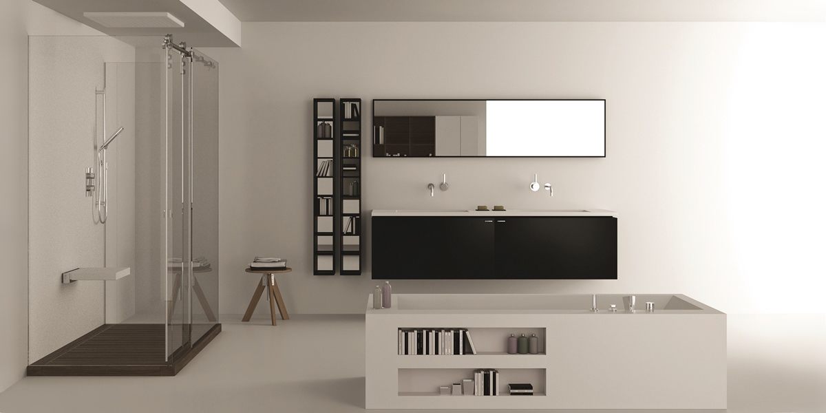 Moma Design Душевая лейка 500х500 Square Shower белая Shower Wall SQSH0355 - Вид №1