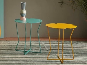 MEMEDESIGN Круглый металлический садовый столик